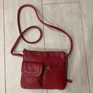 Red Tignanello Satchel Purse